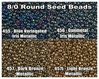 8/0 Miyuki Seed Beads 10g. - The Argus Collection