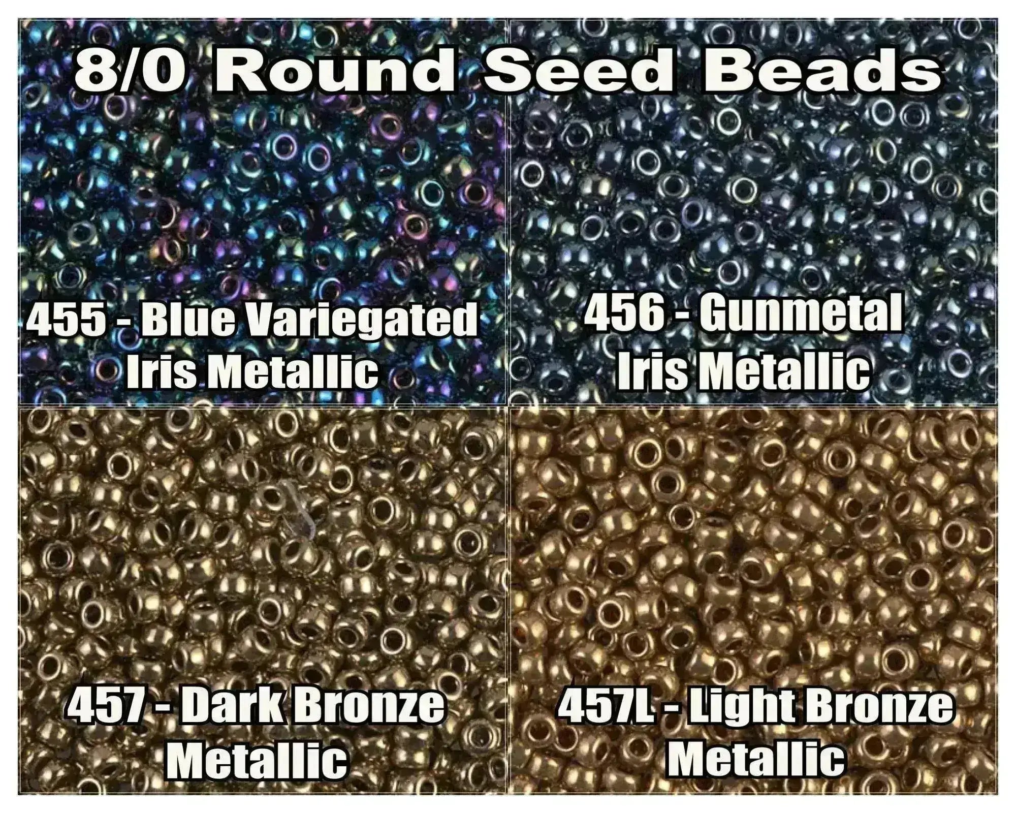8/0 Miyuki Seed Beads 10g. - The Argus Collection