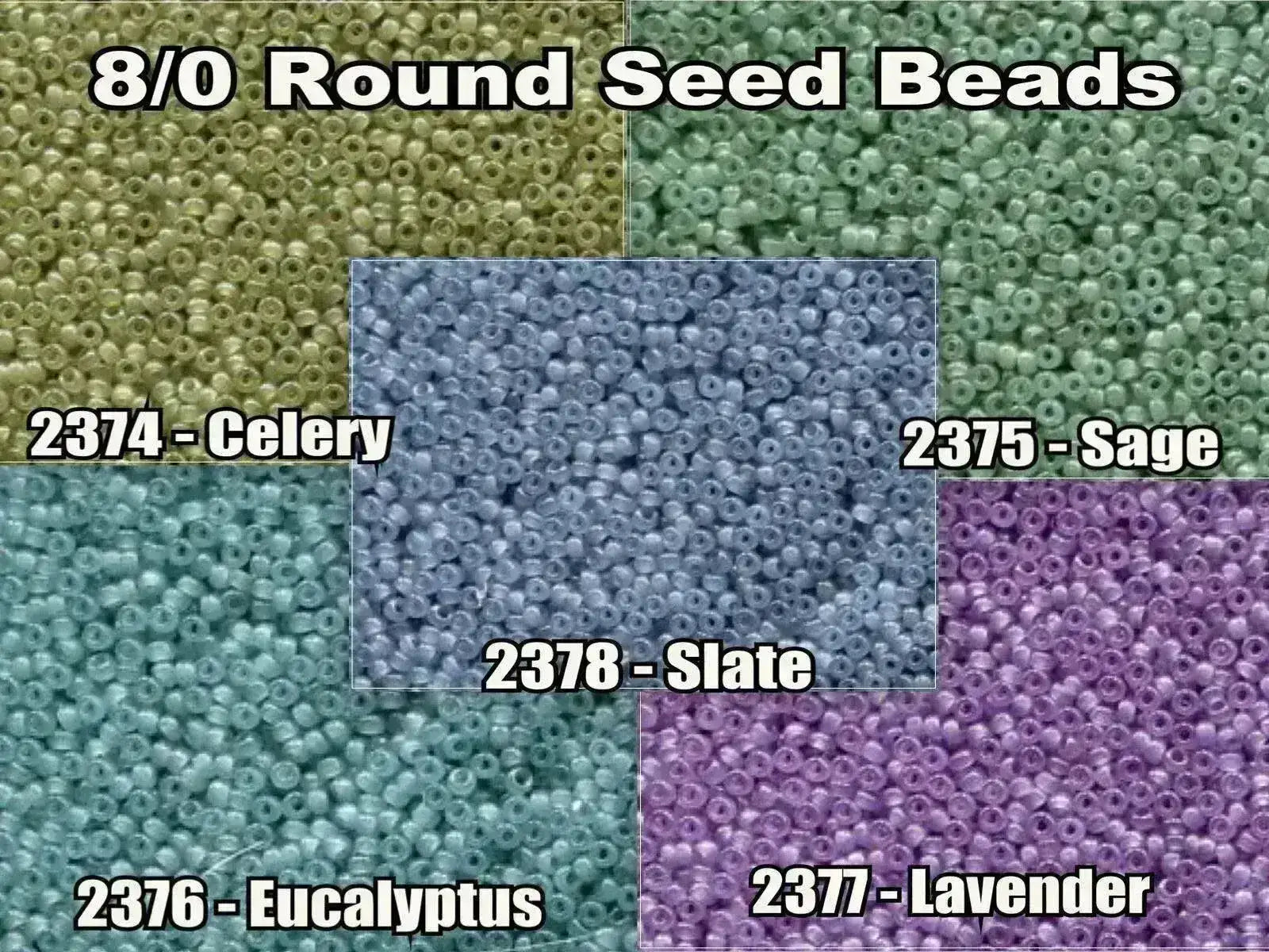 8/0 Miyuki Seed Beads 10g. - The Argus Collection