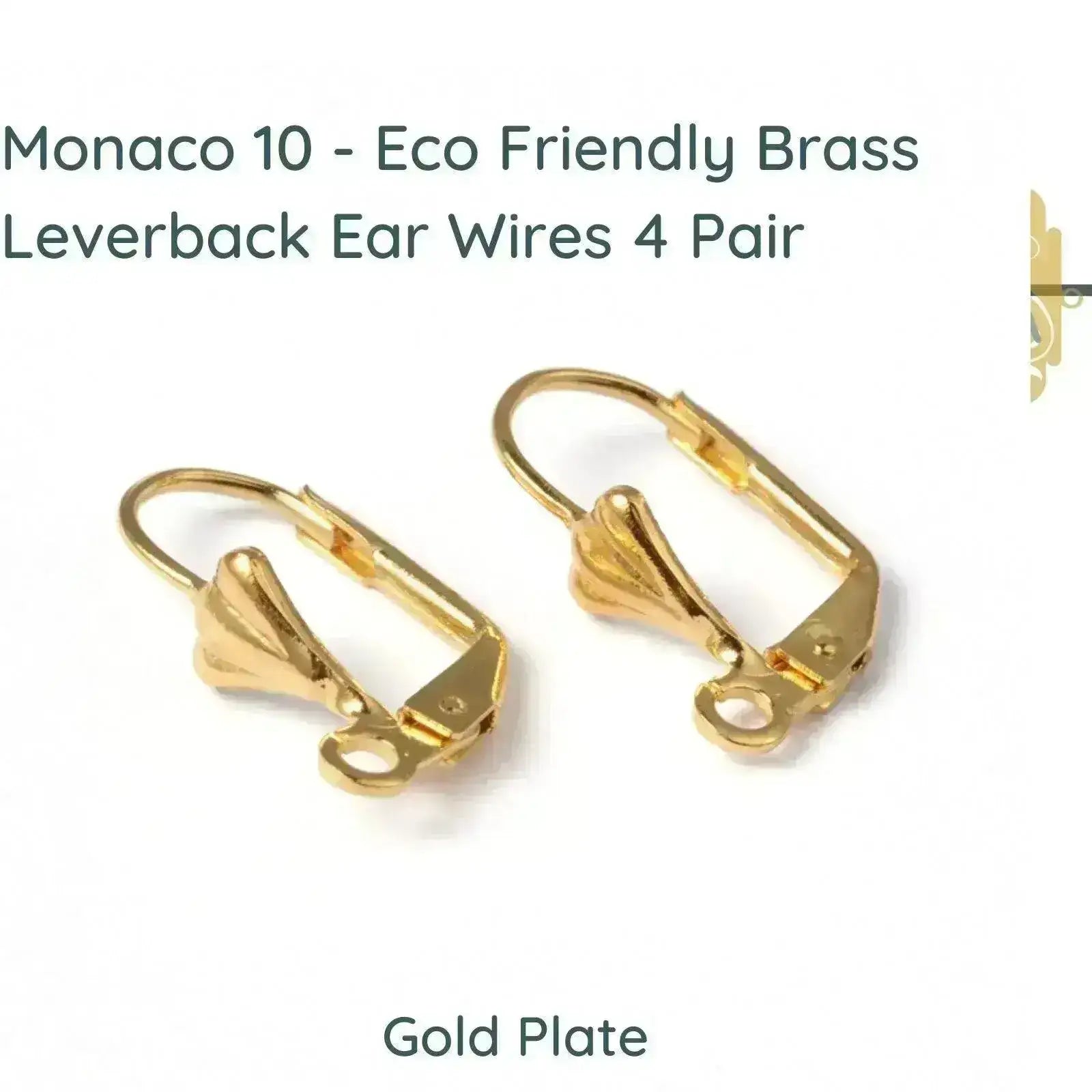 Monaco 10, Leverback Earrings in 4 Finishes - The Argus Collection