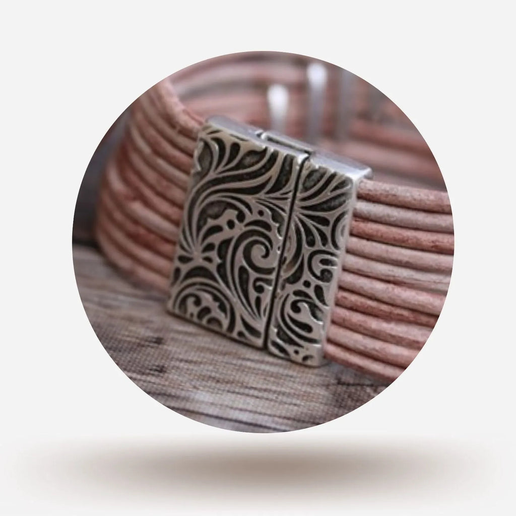 The Argus Collection - Leather & Cork Clasps
