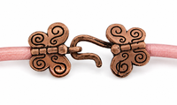 Butterfly Hook & Eye, Crimp End & Clasp