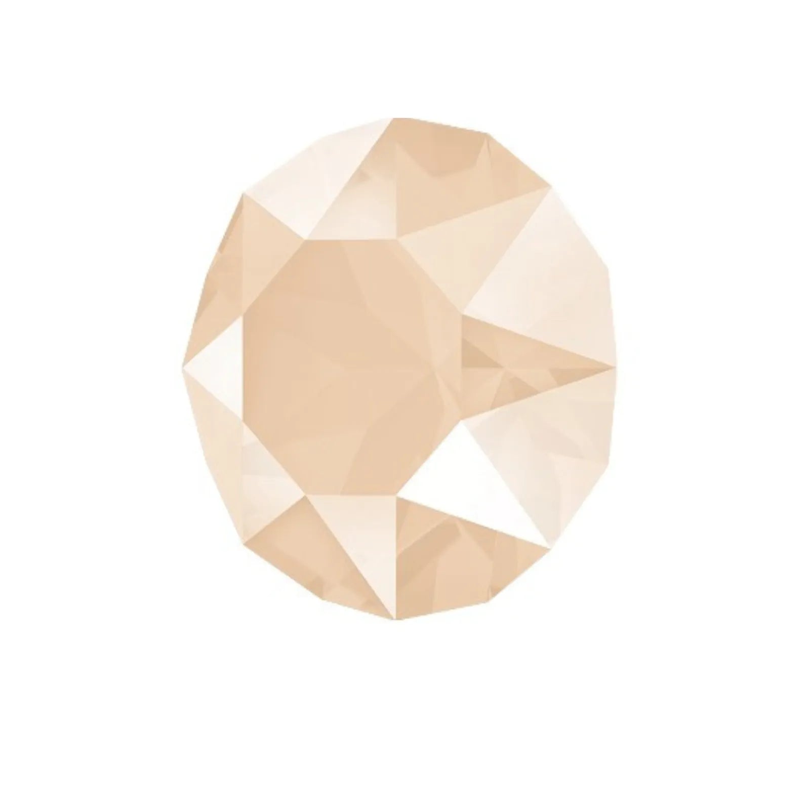 Crystal 1088 Chatons, 39ss, 8mm, Ivory Cream by Brilliance (Austria), 2 Pcs. - The Argus Collection