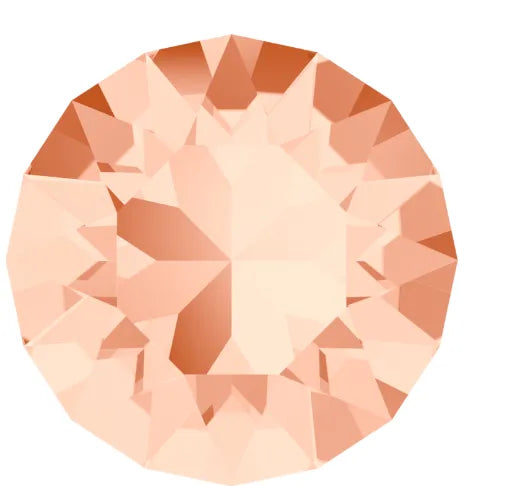 Crystal 1088 Chatons, 39ss, 8mm, Light Peach by Brilliance (Austria) - The Argus Collection