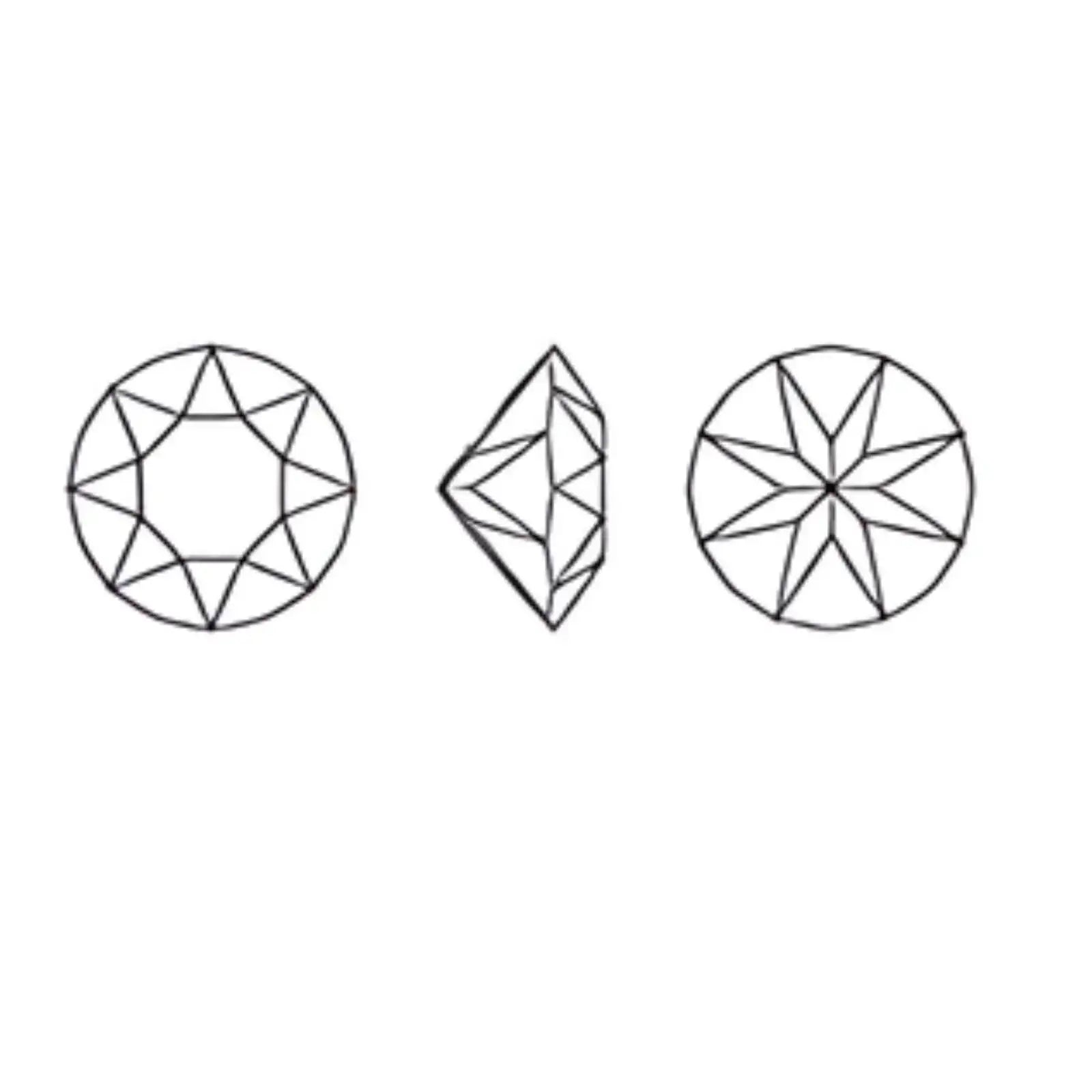Brilliance Crystal 1088 Chatons, 39ss, 8mm, Royal Red, 2 Pcs.