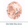 Crystal 1088 Chatons, 39ss, 8mm, Silk by Brilliance (Austria), 2 Pcs. - The Argus Collection