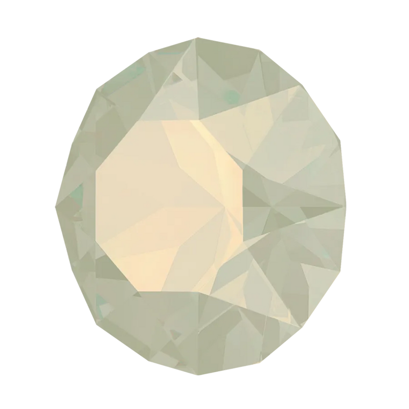 Crystal 1088 Chatons, 39ss, 8mm, Light Grey Opal by Brilliance (Austria), 2 Pcs. - The Argus Collection