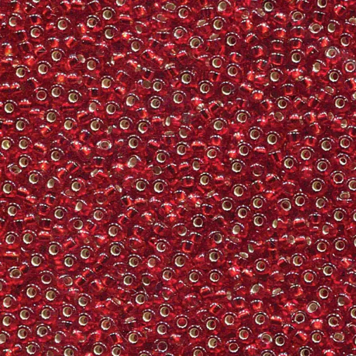 Miyuki 11/0 Seed Beads, 11-011D, Silver Lined Dark Ruby, 10g - The Argus Collection