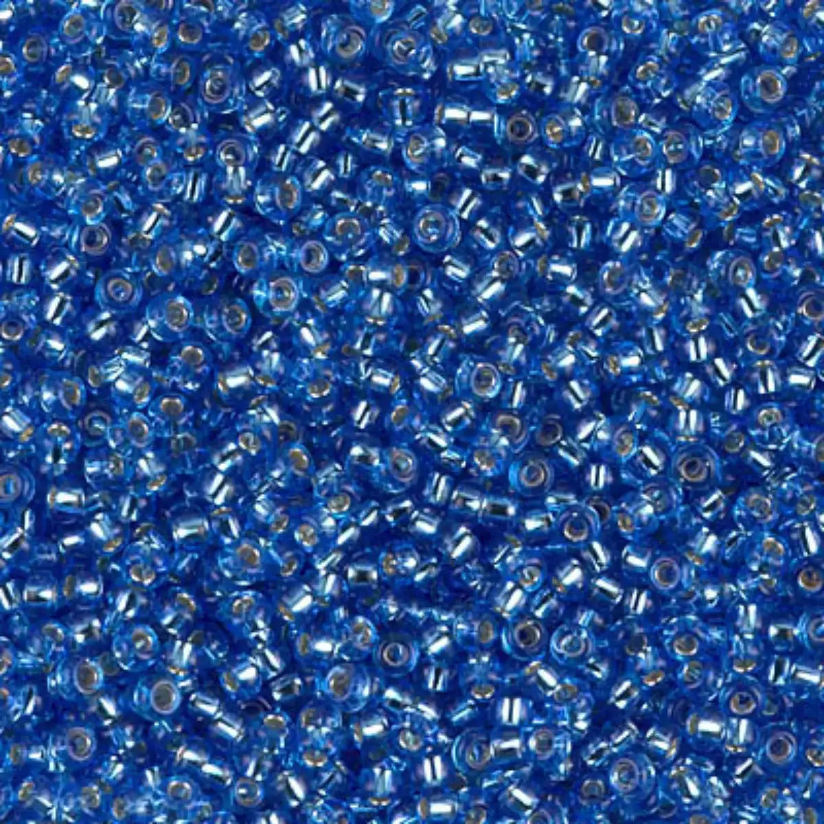Miyuki 11/0 Seed Beads, 11-019, Silver Lined Sapphire, 10g - The Argus Collection