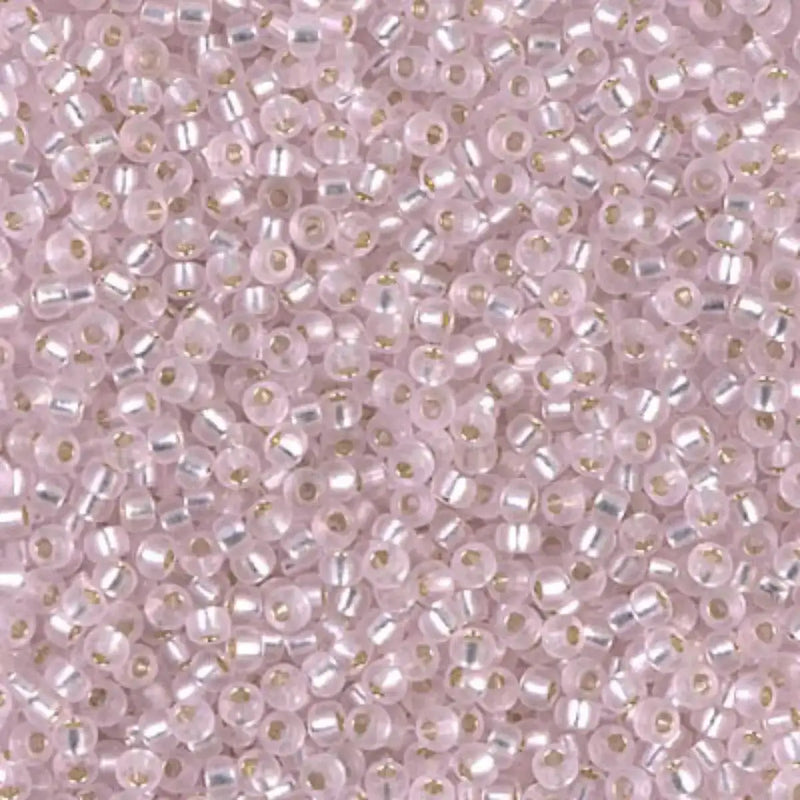 Miyuki 11/0 Seed Beads, 11-022, Silver Lined Pink, 10g - The Argus Collection