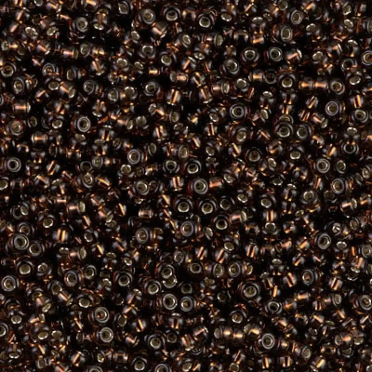 Miyuki 11/0 Seed Beads, 11-029, Silver Lined Root Beer, 10g - The Argus Collection