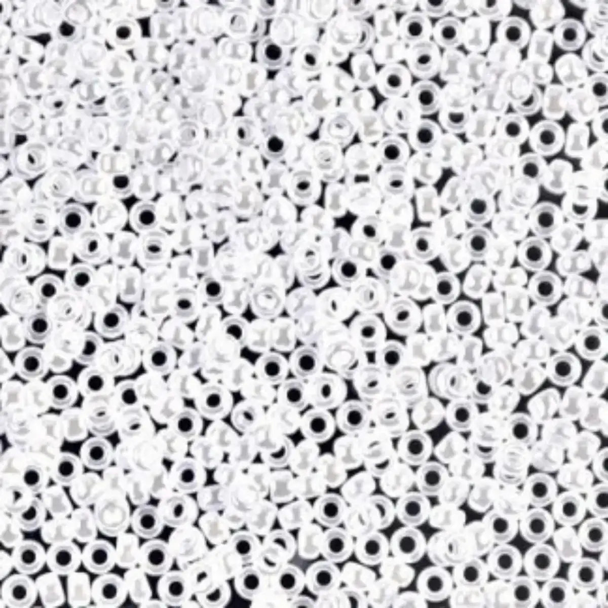 Miyuki 11/0 Seed Beads, 11-0528, White Pearl Ceylon, 10g - The Argus Collection