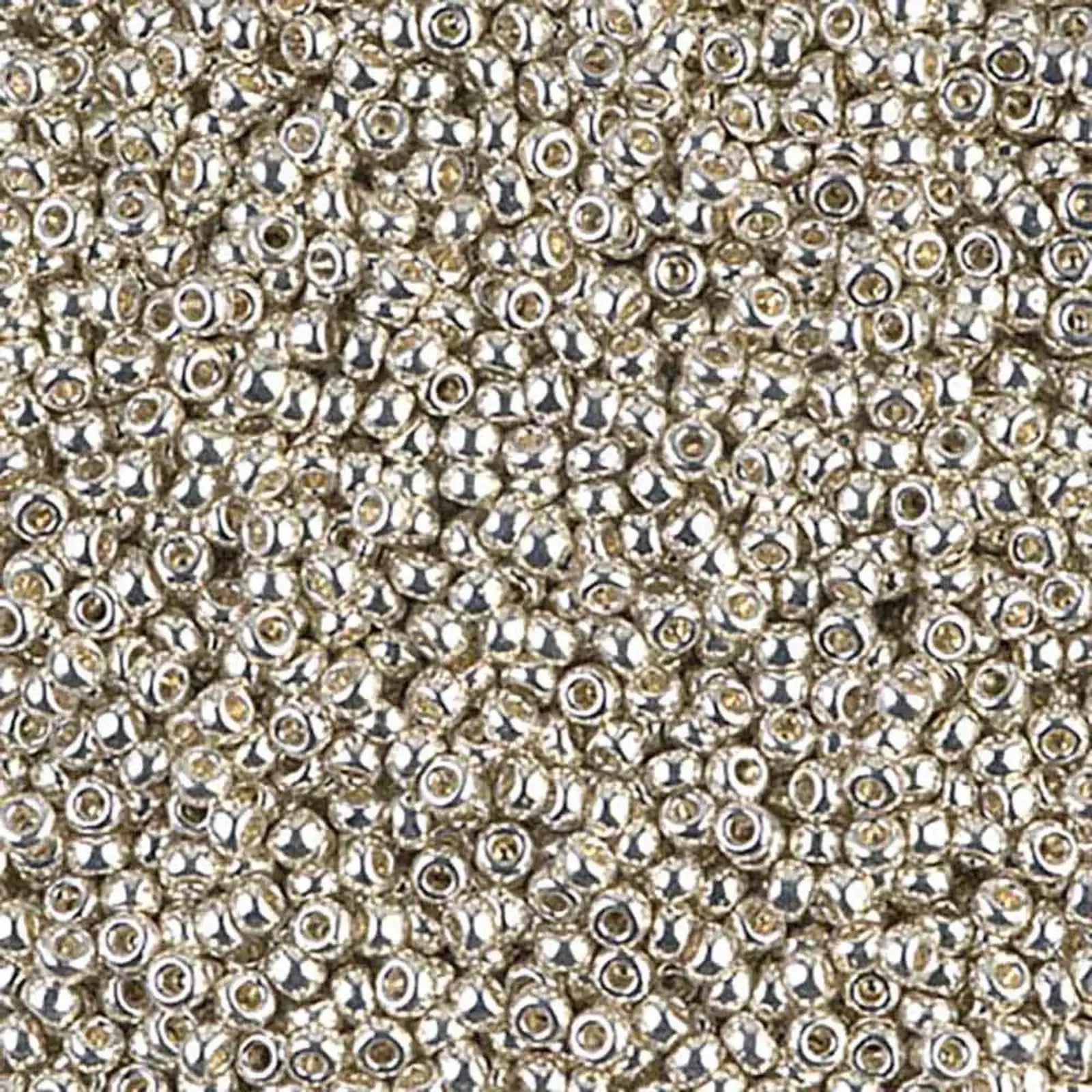 Miyuki 11/0 Seed Beads, 11-1051, Silver Galvanized, 10g