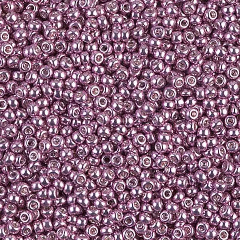 Miyuki 11/0 Seed Beads, 11-1061L, Galvanized Rose, 10g - The Argus Collection