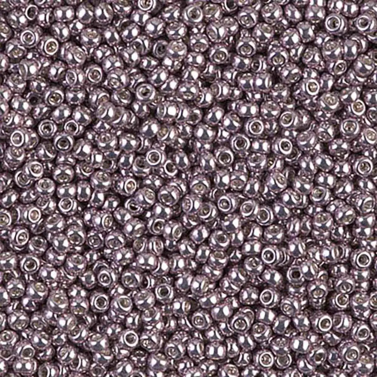 Miyuki 11/0 Seed Beads, 11-1062D, Galvanized Dusty Lilac, 10g - The Argus Collection