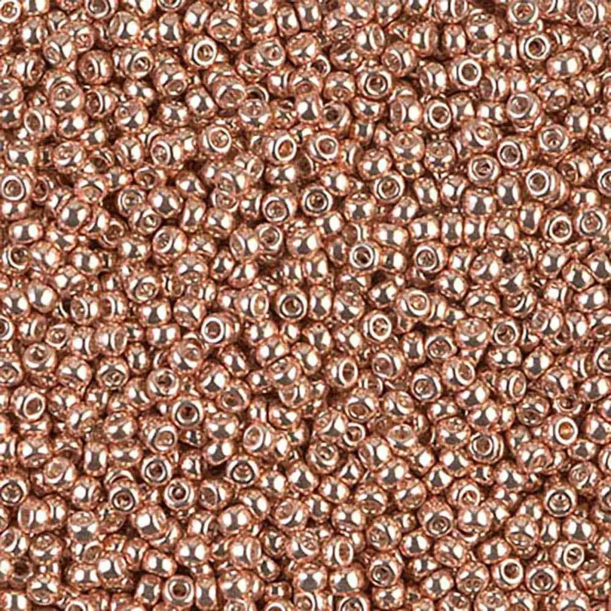 Miyuki 11/0 Seed Beads, 11-1072L, Galvanized Light Beige, 10g - The Argus Collection