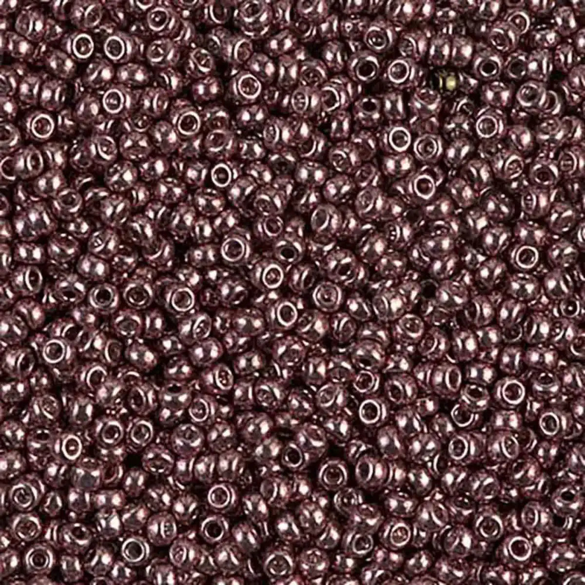 Miyuki 11/0 Seed Beads, 11-1085, Galvanized Burnt Cinnamon, 10g - The Argus Collection