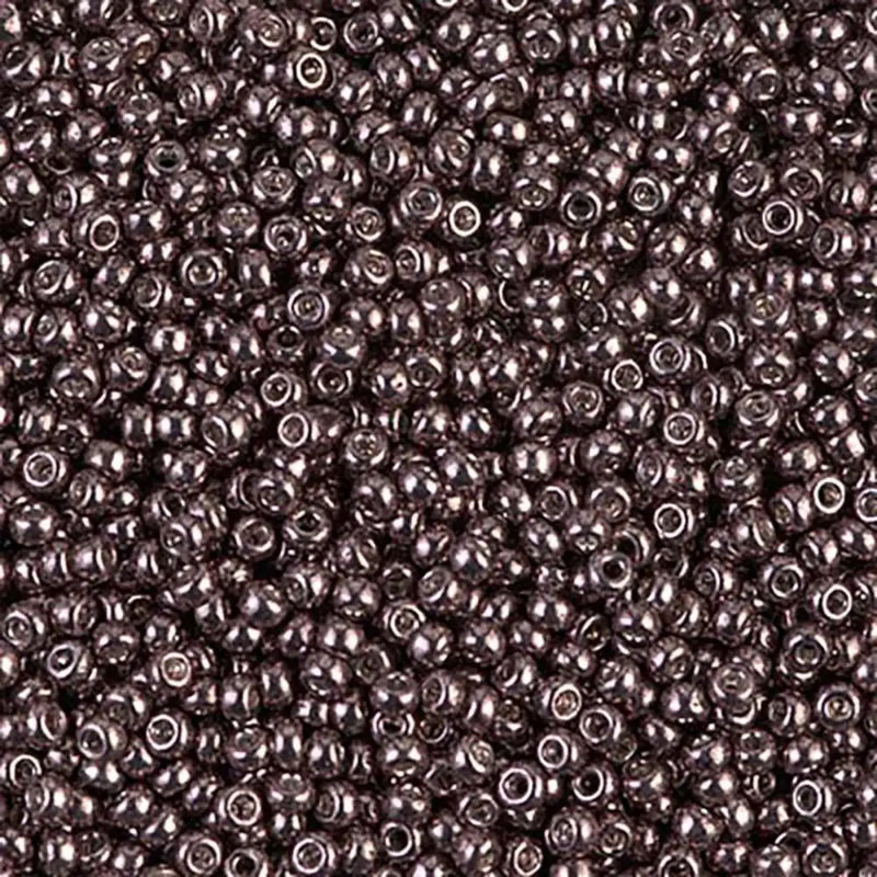 Miyuki 11/0 Seed Beads, 11-1088, Galvanized Brown, 10g - The Argus Collection