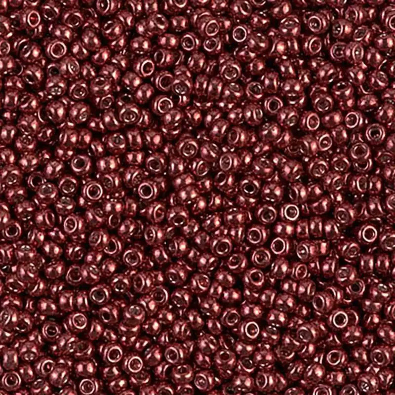 Miyuki 11/0 Seed Beads, 11-1089, Galvanized Wine, 10g - The Argus Collection