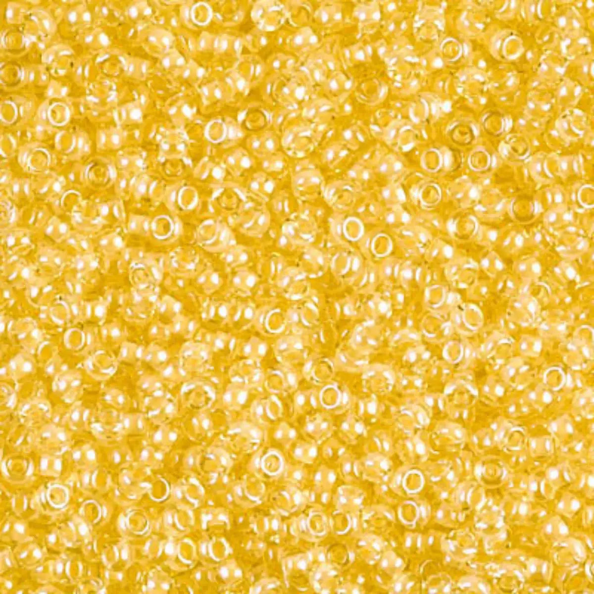 Miyuki 11/0 Seed Beads, 11-1121, Luminous Sun Glow, 10g - The Argus Collection