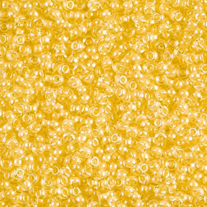 Miyuki 11/0 Seed Beads, 11-1121, Luminous Sun Glow, 10g - The Argus Collection