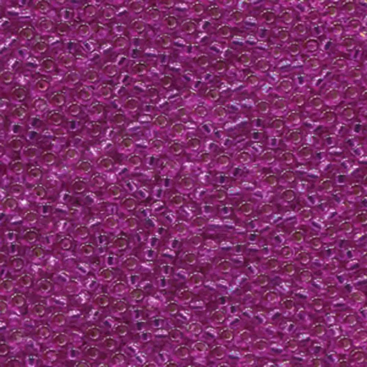 Miyuki 11/0 Seed Beads, 11-1340, Silver Lined Fuchsia, 10g - The Argus Collection