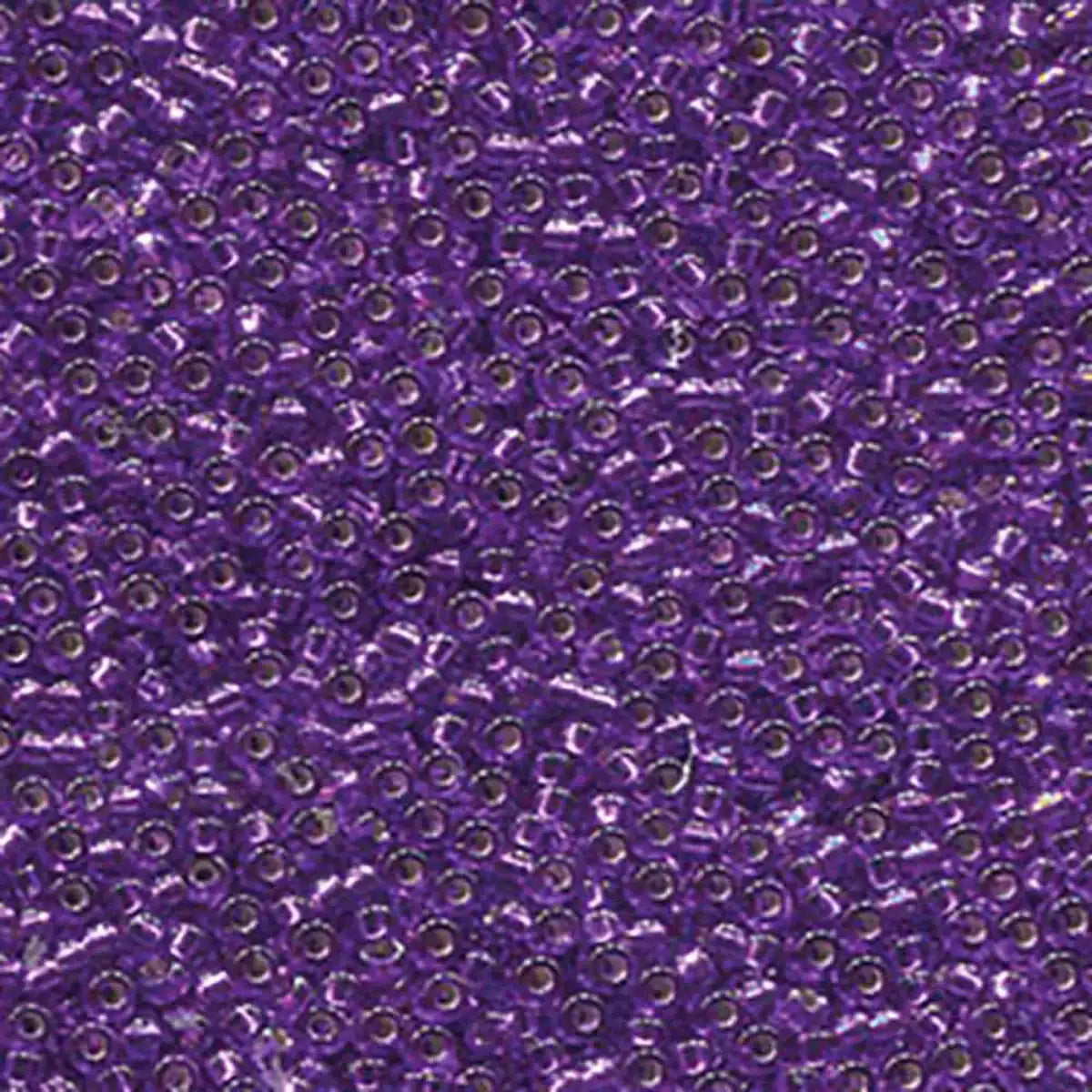 Miyuki 11/0 Seed Beads, 11-1345, Silver Lined Magenta, 10g - The Argus Collection
