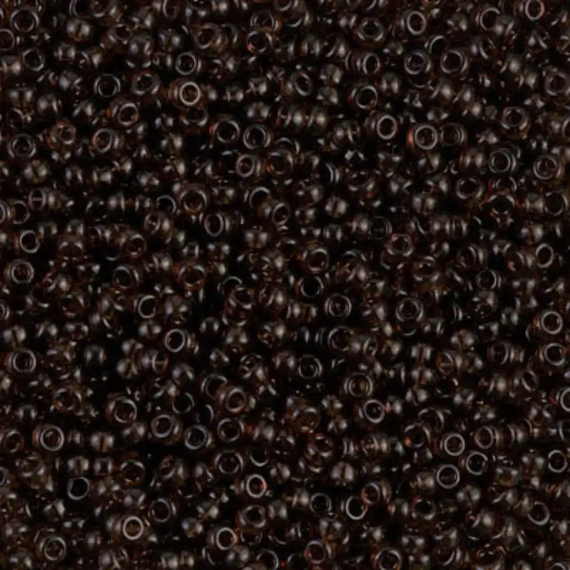 Miyuki 11/0 Seed Beads, 11-0135, Transparent Root Beer, 10g - The Argus Collection
