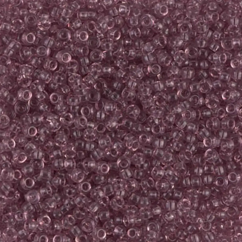 Miyuki 11/0 Seed Beads, 11-0142, Transparent Smoky Amethyst, 10g - The Argus Collection