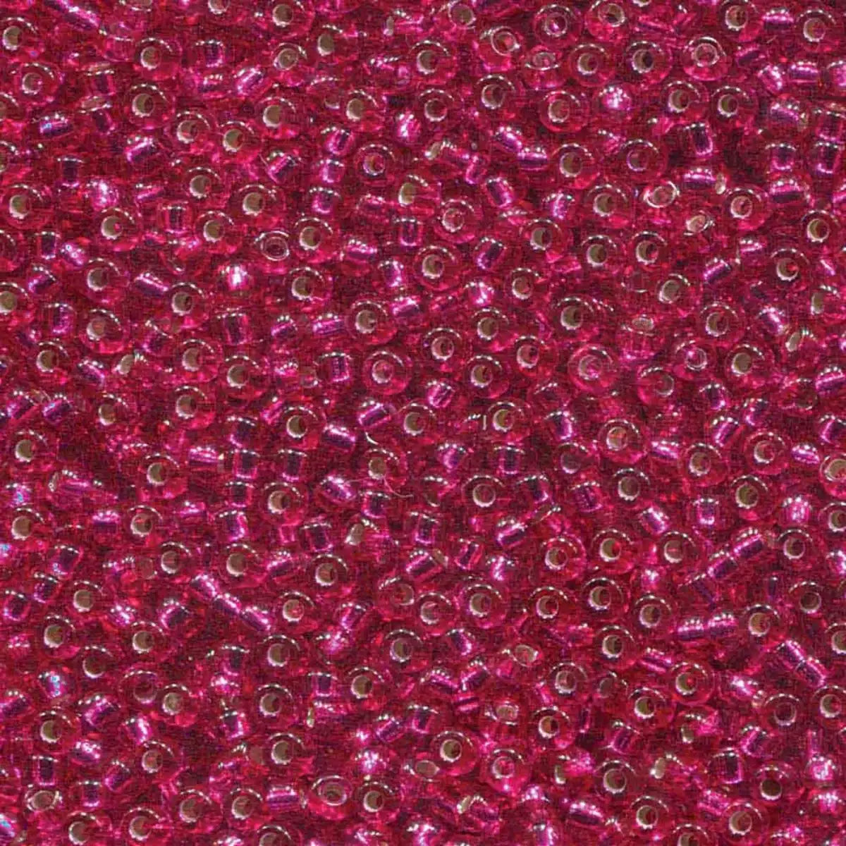 Miyuki 11/0 Seed Beads, 11-1436, Silver Lined Raspberry, 10g - The Argus Collection