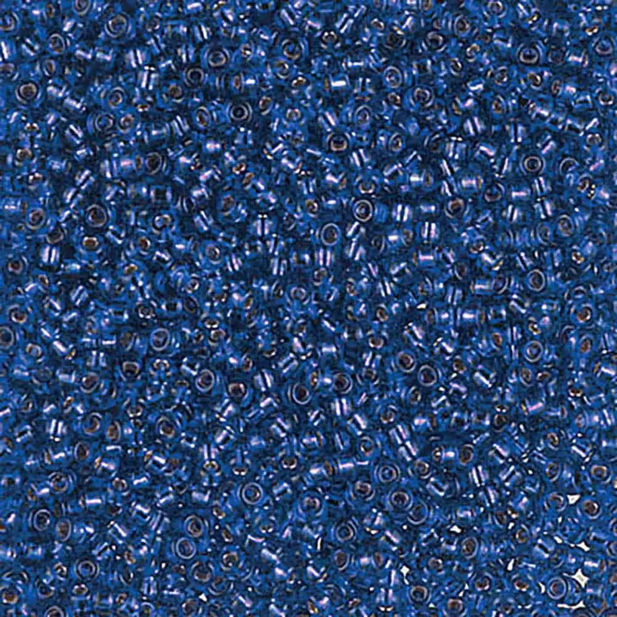 Miyuki 11/0 Seed Beads, 11-1444, Silver Lined Dark Aqua, 10g - The Argus Collection