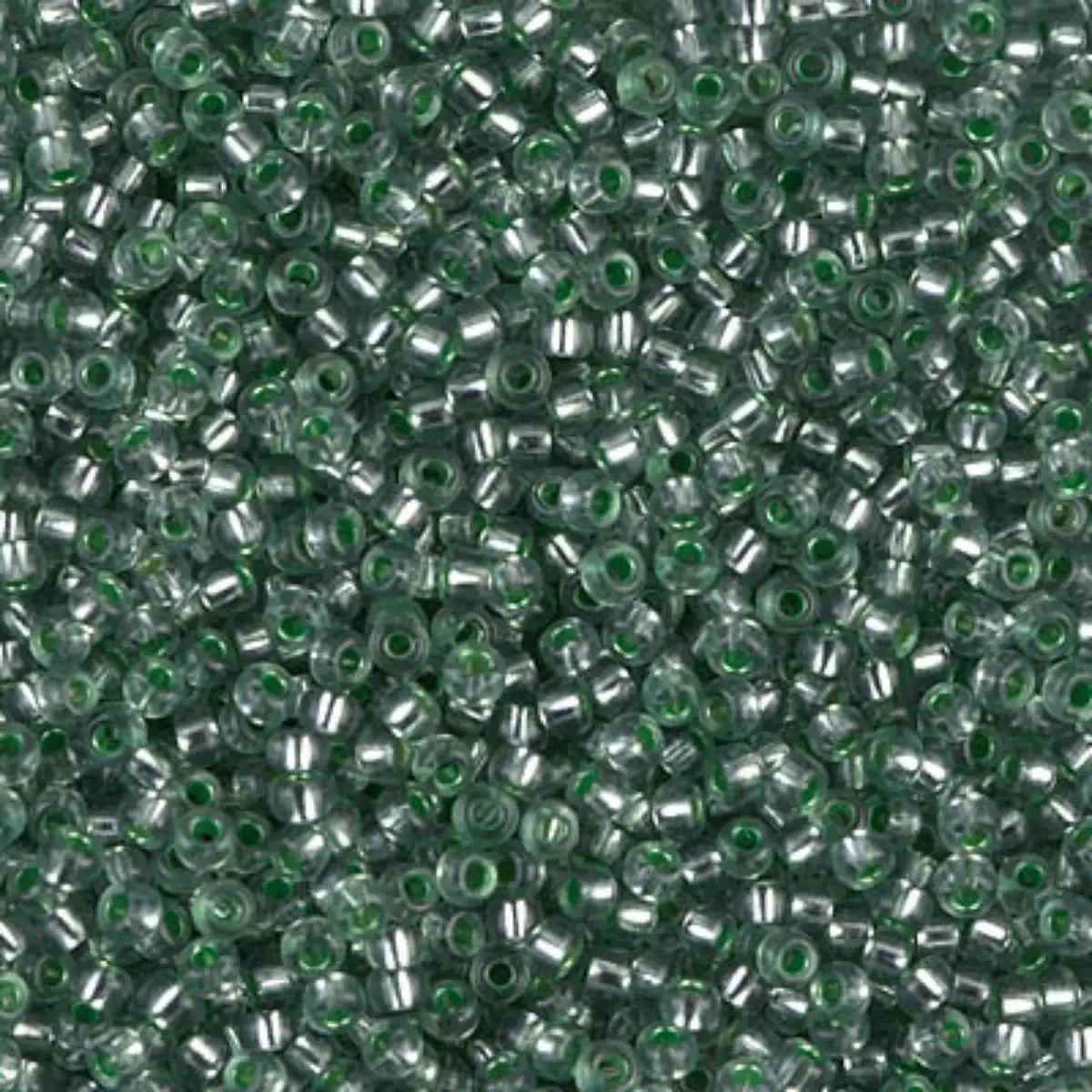 Miyuki 11/0 Seed Beads, 11-1456, Silver Lined Lichen, 10g - The Argus Collection