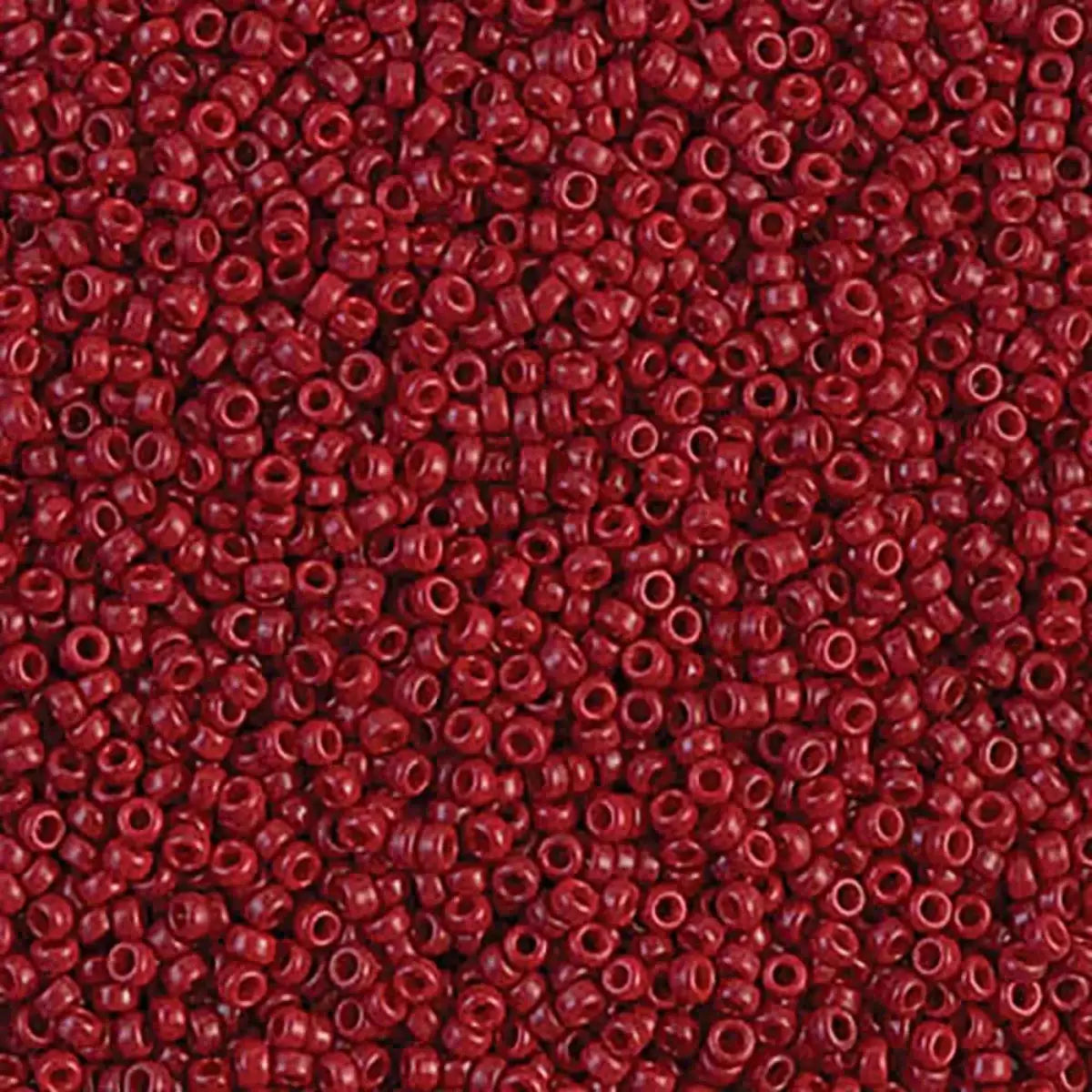 Miyuki 11/0 Seed Beads, 11-1464, Opaque Maroon, 10g - The Argus Collection