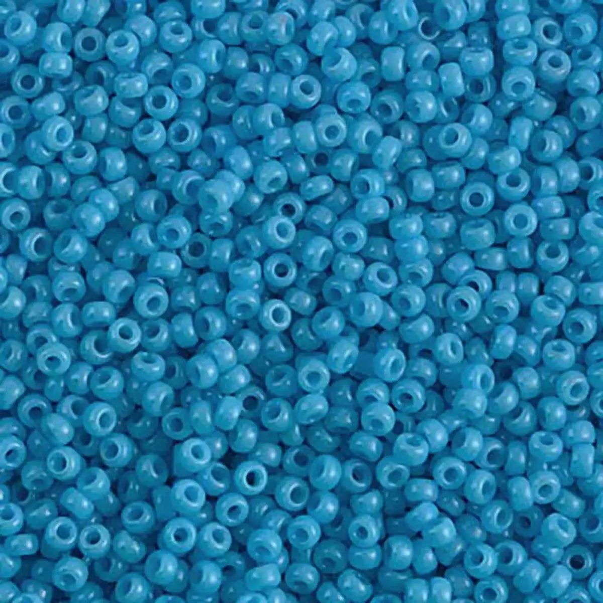 Miyuki 11/0 Seed Beads, 11-1471, Opaque Dark Teal Green, 10g - The Argus Collection