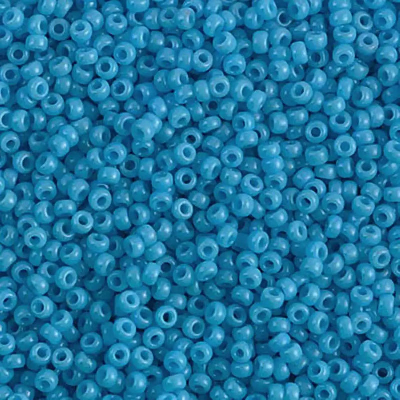 Miyuki 11/0 Seed Beads, 11-1471, Opaque Dark Teal Green, 10g - The Argus Collection