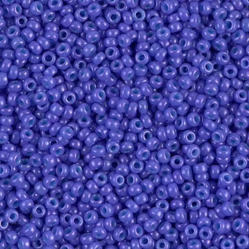Miyuki 11/0 Seed Beads, 11-1477, Opaque Purple, 10g - The Argus Collection