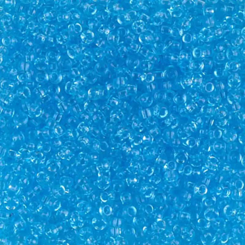 Miyuki 11/0 Seed Beads, 11-0148, Transparent Light Blue, 10g - The Argus Collection