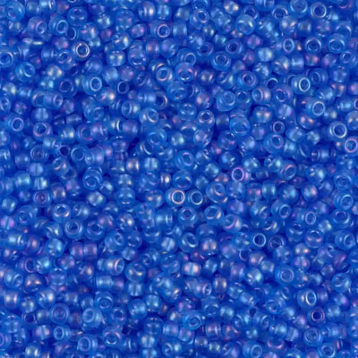 Miyuki 11/0 Seed Beads, 11-0150SFR, Semi-Matte Sapphire AB, 10g - The Argus Collection