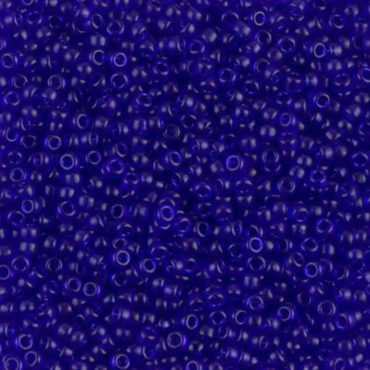 Miyuki 11/0 Seed Beads, 11-0151SF, Semi-Matte Cobalt, 10g - The Argus Collection
