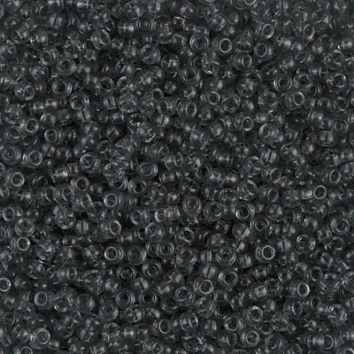 Miyuki 11/0 Seed Beads, 11-0152, Transparent Gray, 10g - The Argus Collection