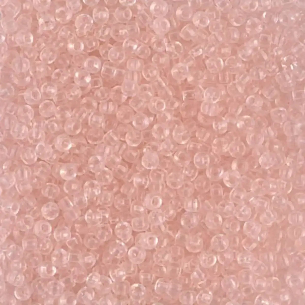 Miyuki 11/0 Seed Beads, 11-0155, Transparent Light Tea Rose, 10g - The Argus Collection