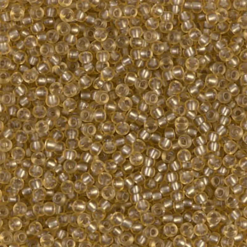 Miyuki 11/0 Seed Beads, 11-1925, Semi-Matte Silver-Lined Light Topaz, 10g - Miyuki 11/0 Seed Beads, 11-1925, Semi-Matte Silver-Lined Light Topaz, 10g - Default Title , The Argus Collection