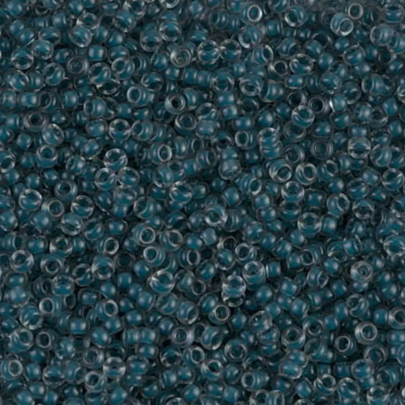 Miyuki 11/0 Seed Beads, 11-1938, Semi-Matte Slate Blue-Lined Grey, 10g - Miyuki 11/0 Seed Beads, 11-1938, Semi-Matte Slate Blue-Lined Grey, 10g - Default Title , The Argus Collection