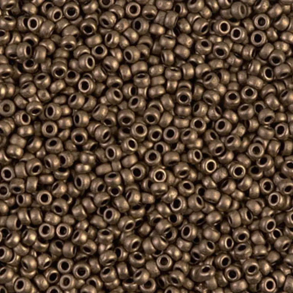 Miyuki 11/0 Seed Beads, 11-2006, Matte Metallic Dark Bronze, 10g - Miyuki 11/0 Seed Beads, 11-2006, Matte Metallic Dark Bronze, 10g - Default Title , The Argus Collection