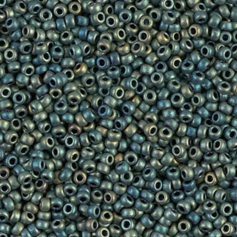 Miyuki 11/0 Seed Beads, 11-2008, Matte Metallic Patina Iris, 10g - Miyuki 11/0 Seed Beads, 11-2008, Matte Metallic Patina Iris, 10g - Default Title , The Argus Collection