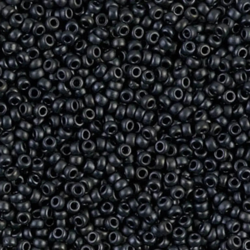 Miyuki 11/0 Seed Beads, 11-2010, Matte Dark Gray, 10g - Miyuki 11/0 Seed Beads, 11-2010, Matte Dark Gray, 10g - Default Title , The Argus Collection