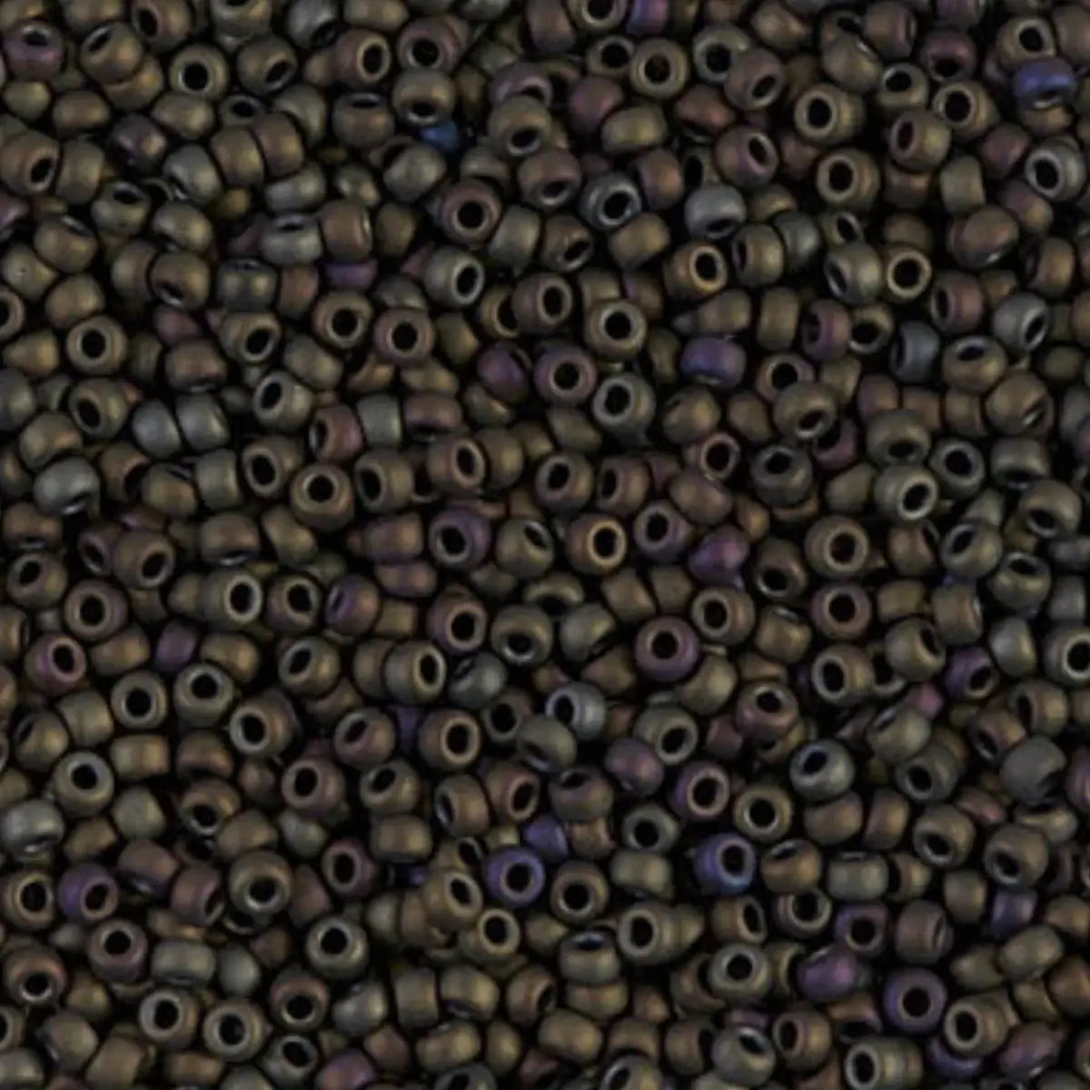 Miyuki 11/0 Seed Beads, 11-2013, Matte Olive Iris, 10g - Miyuki 11/0 Seed Beads, 11-2013, Matte Olive Iris, 10g - Default Title , The Argus Collection