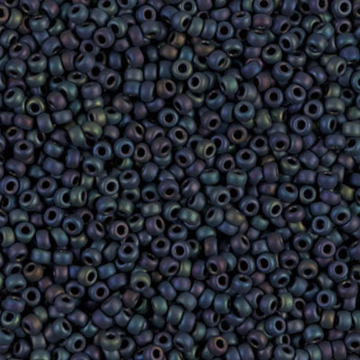 Miyuki 11/0 Seed Beads, 11-2014, Matte Purple Iris, 10g, 50g