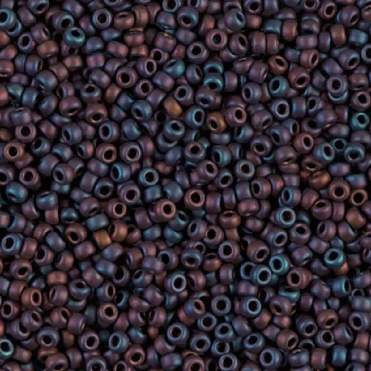 Miyuki 11/0 Seed Beads, 11-2016, Matte Metallic Brown Iris, 10g - Miyuki 11/0 Seed Beads, 11-2016, Matte Metallic Brown Iris, 10g - Default Title , The Argus Collection