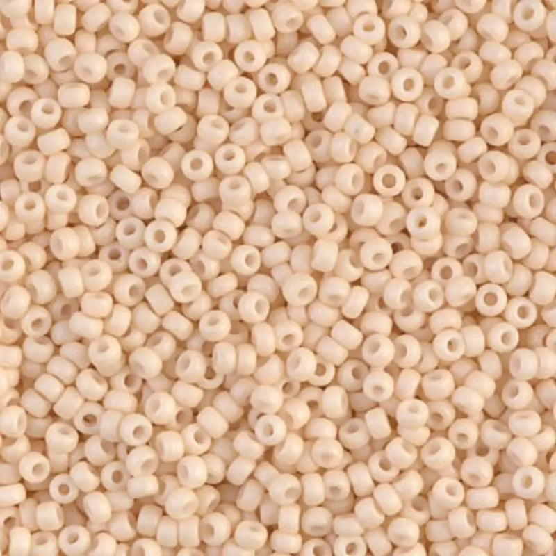 Miyuki 11/0 Seed Beads, 11-2022, Matte Dark Cream, 10g - Miyuki 11/0 Seed Beads, 11-2022, Matte Dark Cream, 10g - Default Title , The Argus Collection